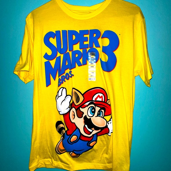 Nintendo Other - Super Mario Bros. 3 2013 Retro Video Game Tee NWT Size Large